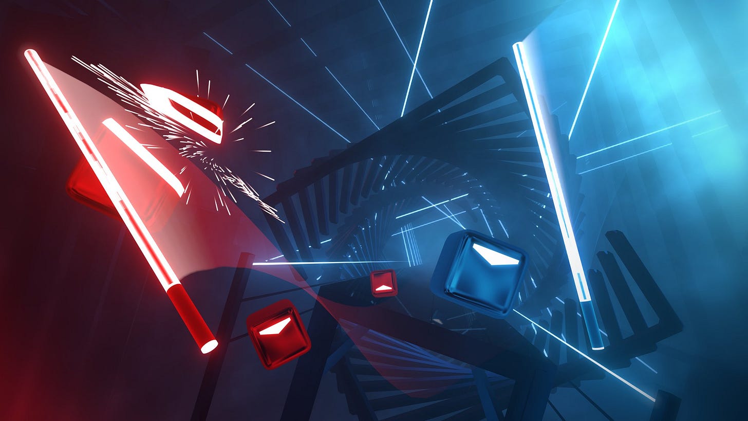 Beat Saber on Twitter: "Ready to get a PlayStation VR 2 so you can play Beat  Saber? Stay tuned for details 🫶 https://t.co/2DpJFxN1Zu" / Twitter