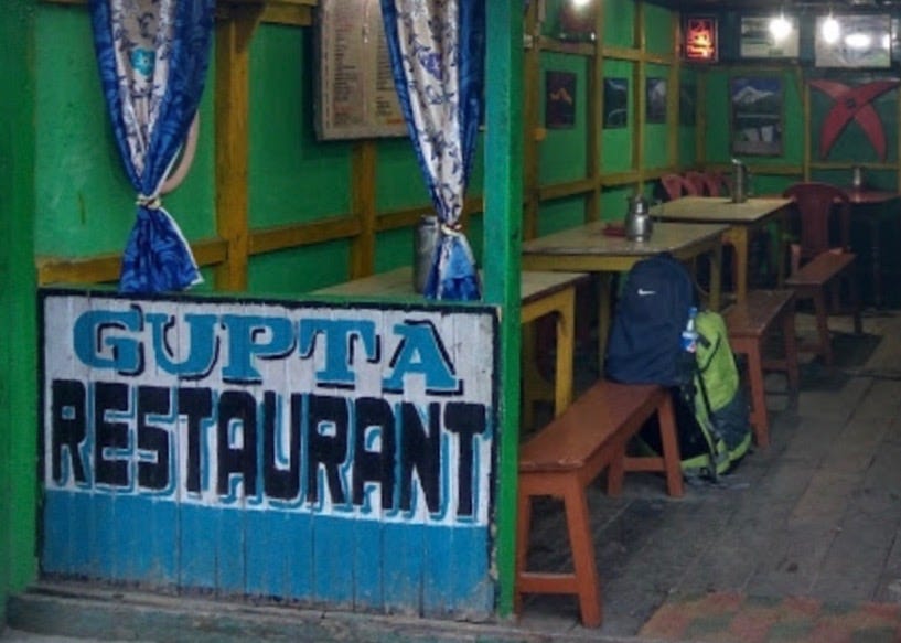 Blawghh | Goecha la trek Sikkim | Gupta restaurant Yuksam Blawghh | Goecha la trek Sikkim | Gupta restaurant Yuksam