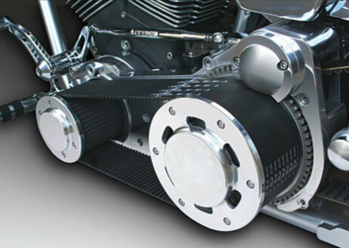 Harley open primary belt drives online Harley open primary belt drives online