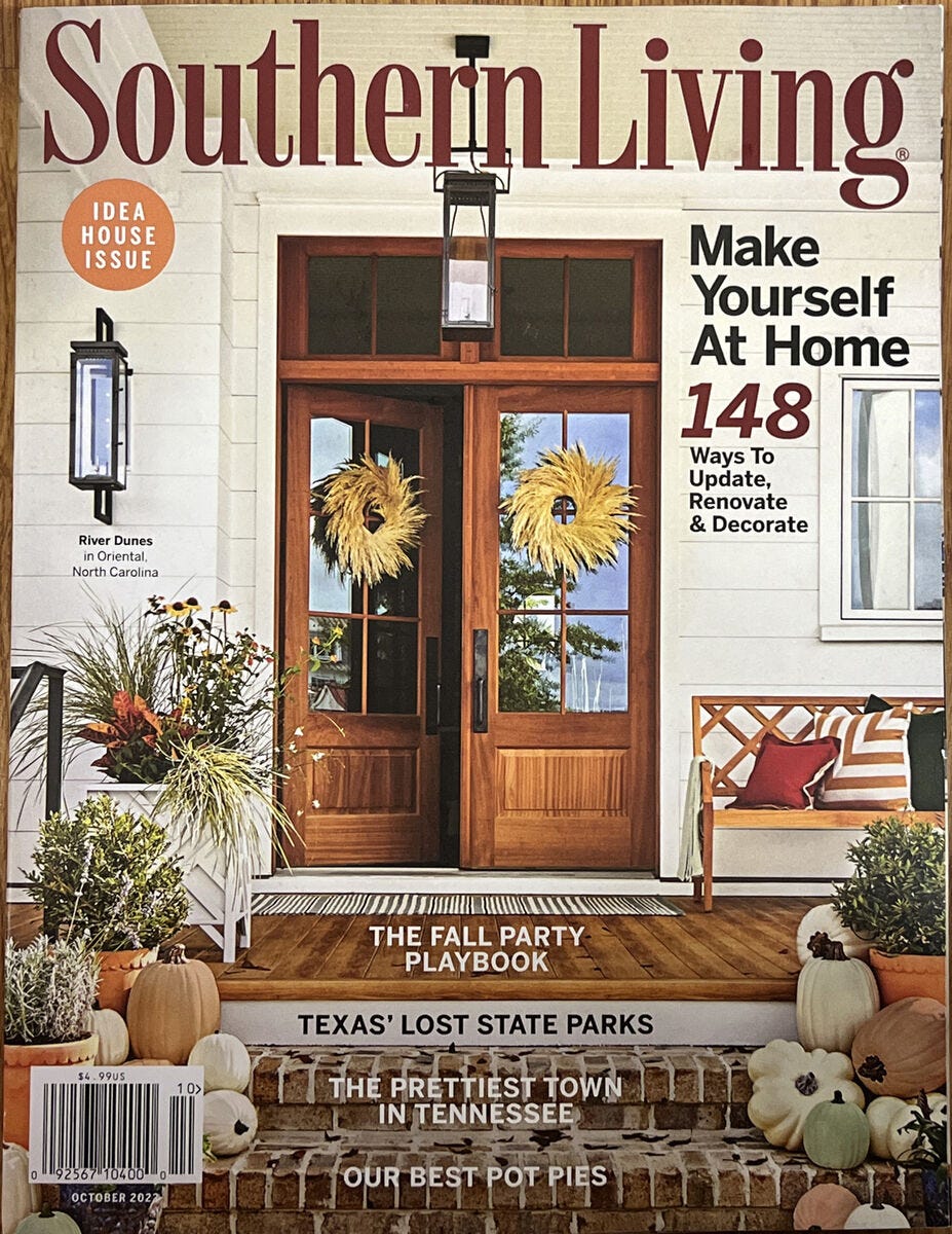 SOUTHERN LIVING Idea House Issue October 2022 Make Yourself at Home 148  Ways | eBay