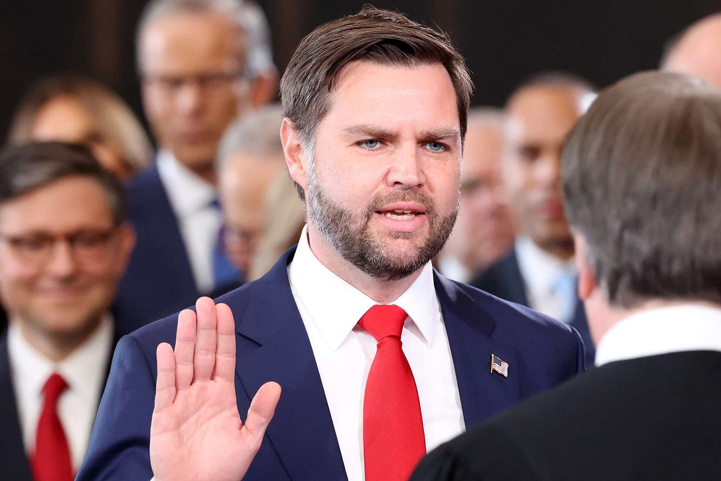 Tucker Carlson's Son Buckley Hired to Join J.D. Vance's Team