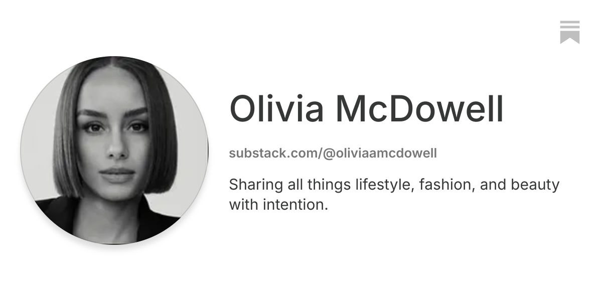 Olivia McDowell | Substack