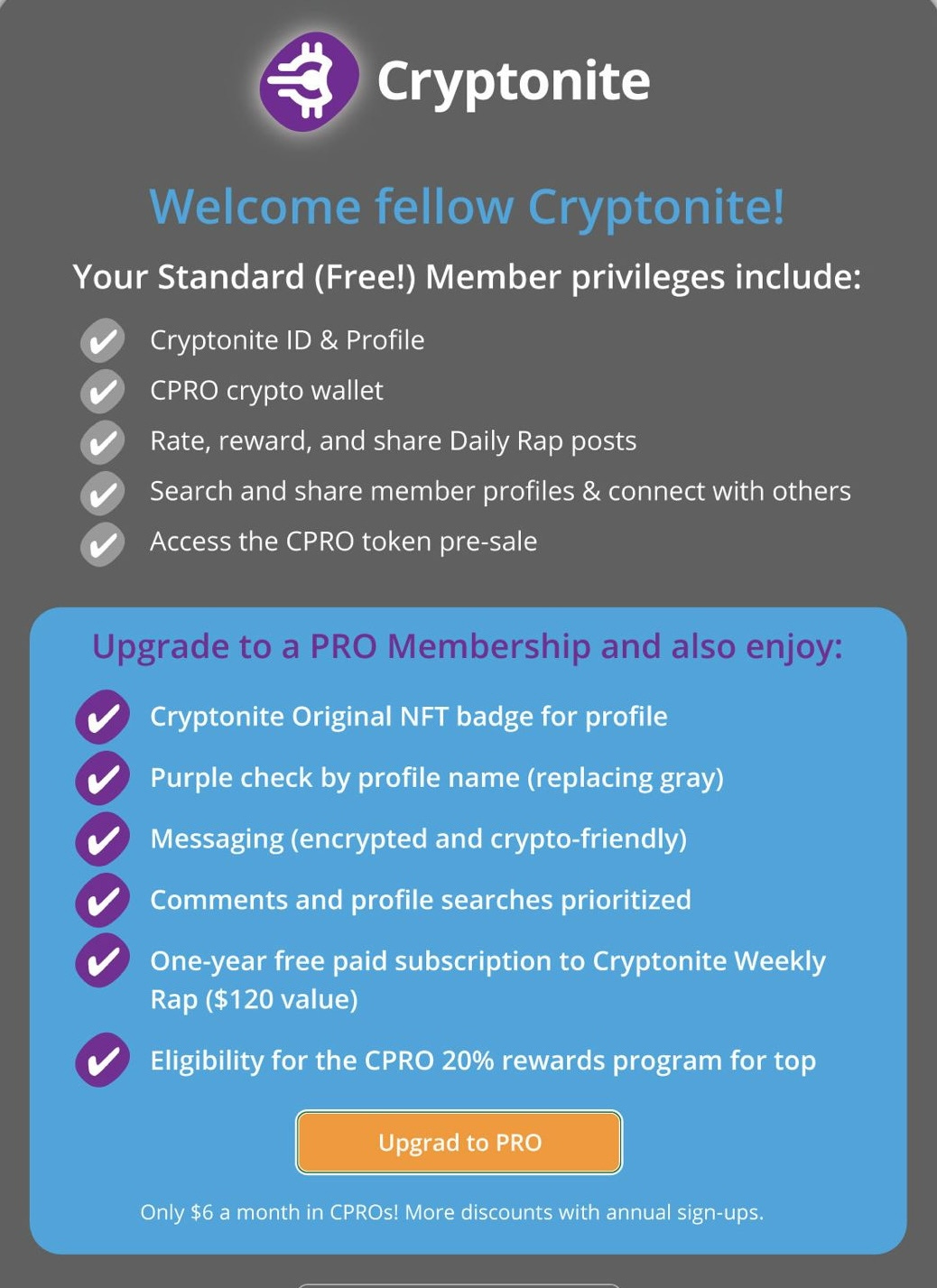 Be part of our mission to construct a Web3 social community and mark your home in innovation historical past as a Cryptonite Authentic! 2 https%3A%2F%2Fsubstack post media.s3.amazonaws.com%2Fpublic%2Fimages%2F65b7be59 5661 440d b3ce