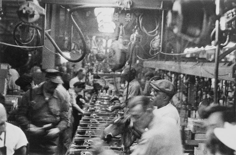 Robert Frank. 'Assembly line, Detroit' 1955-56Art Blart _ art and cultural memory archive Robert Frank. 'Assembly line, Detroit' 1955-56Art Blart _ art and cultural memory archive