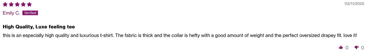 recent review on "Everyone Watches Women's Sports" Tee.