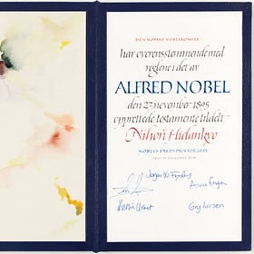 The Nobel Prize is about character, not headlines