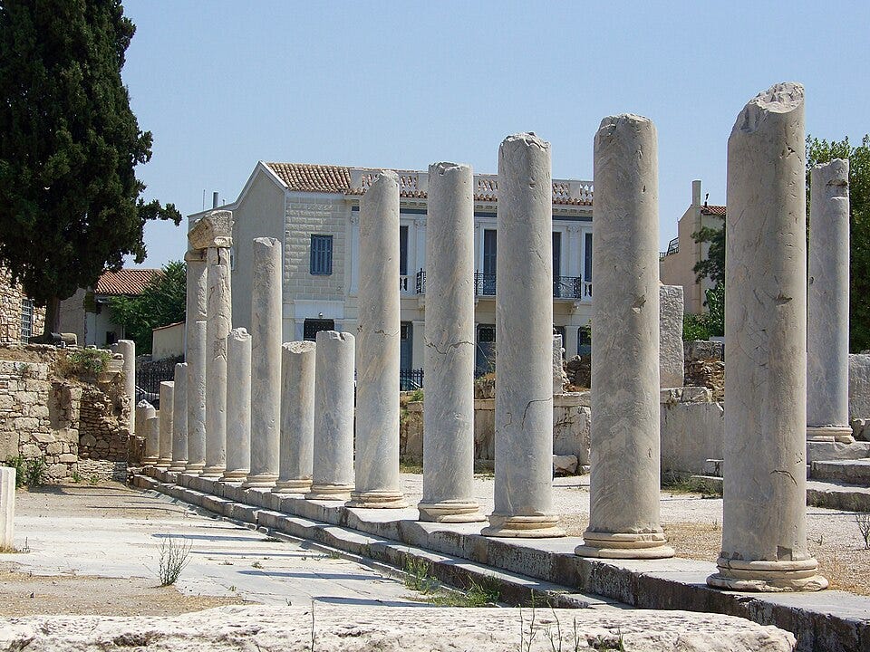 File:Athens - roman forum columns 2.jpg