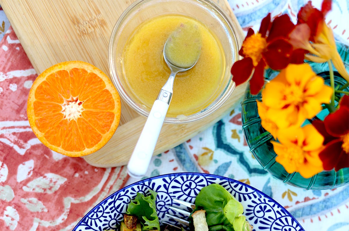 Warm Shallot Vinaigrette, Cook the Vineyard