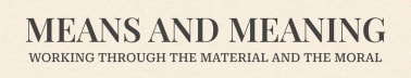 Means and Meaning