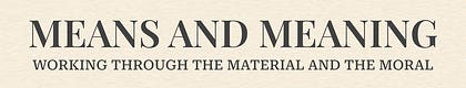 Means and Meaning
