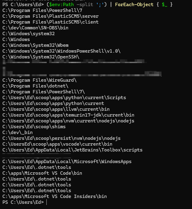 C/C++ Toolchain usage on Windows from scratch with just PowerShell