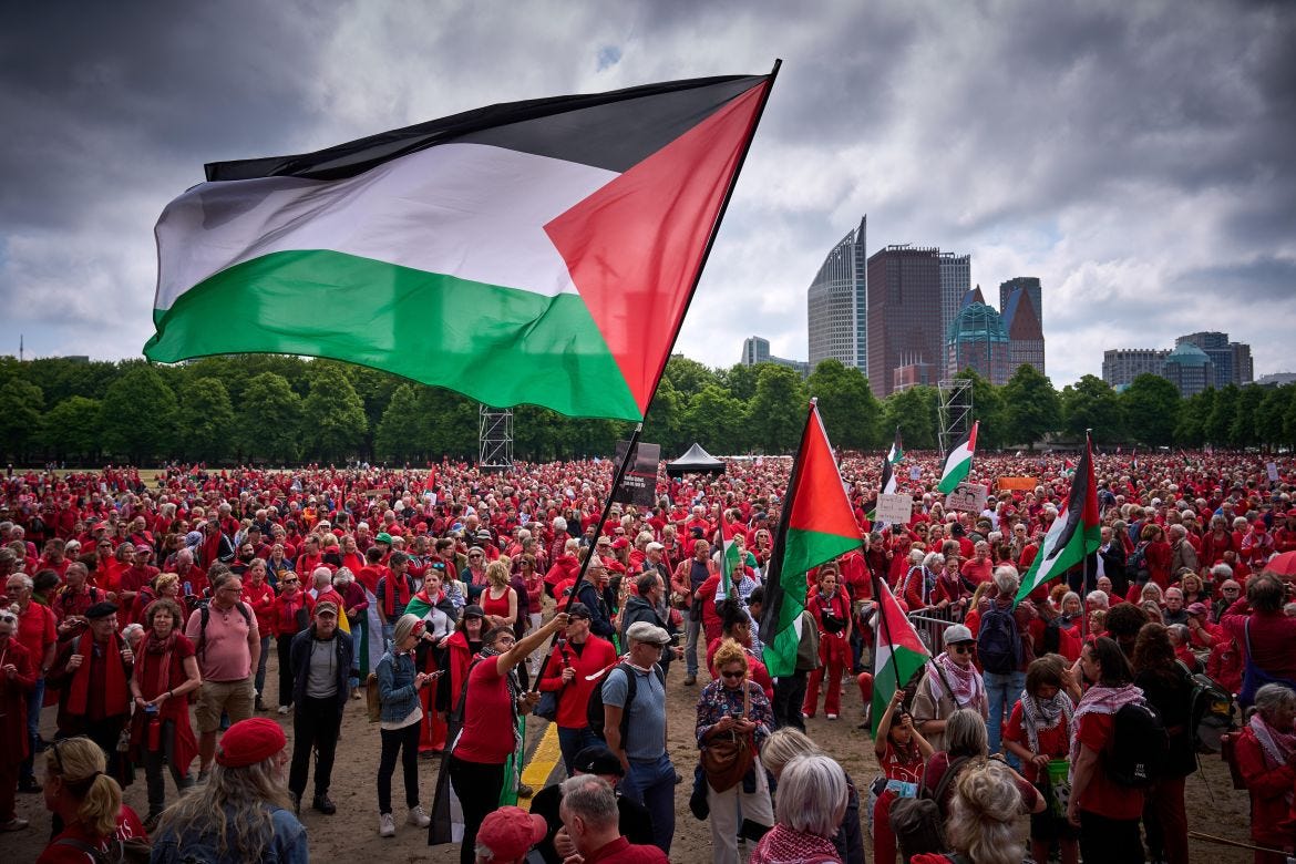 Tens of thousands march in the Netherlands to protest against Gaza genocide  | Gaza News | Al Jazeera