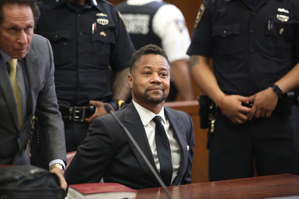 Ator Cuba Gooding Jr.  — Foto: Alec Tabak/New York Daily News Pool via AP