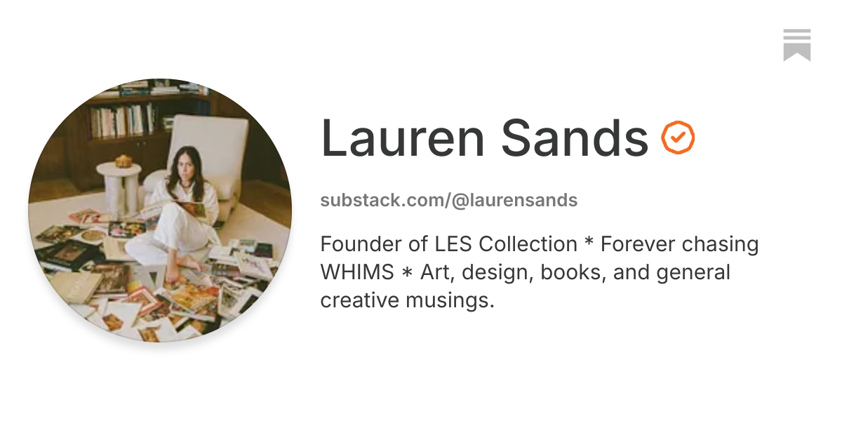 Lauren Sands | Substack