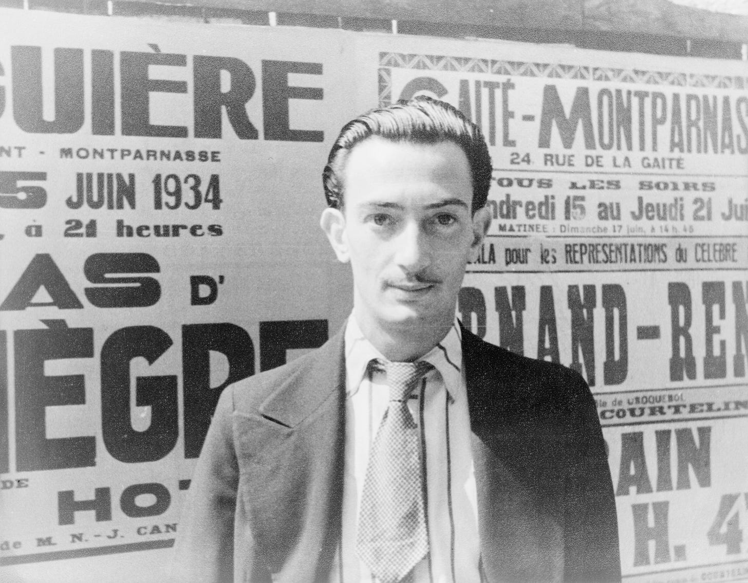 Portrait of Salvador Dali, Paris, 1934, photograph by Carl Van Vechten