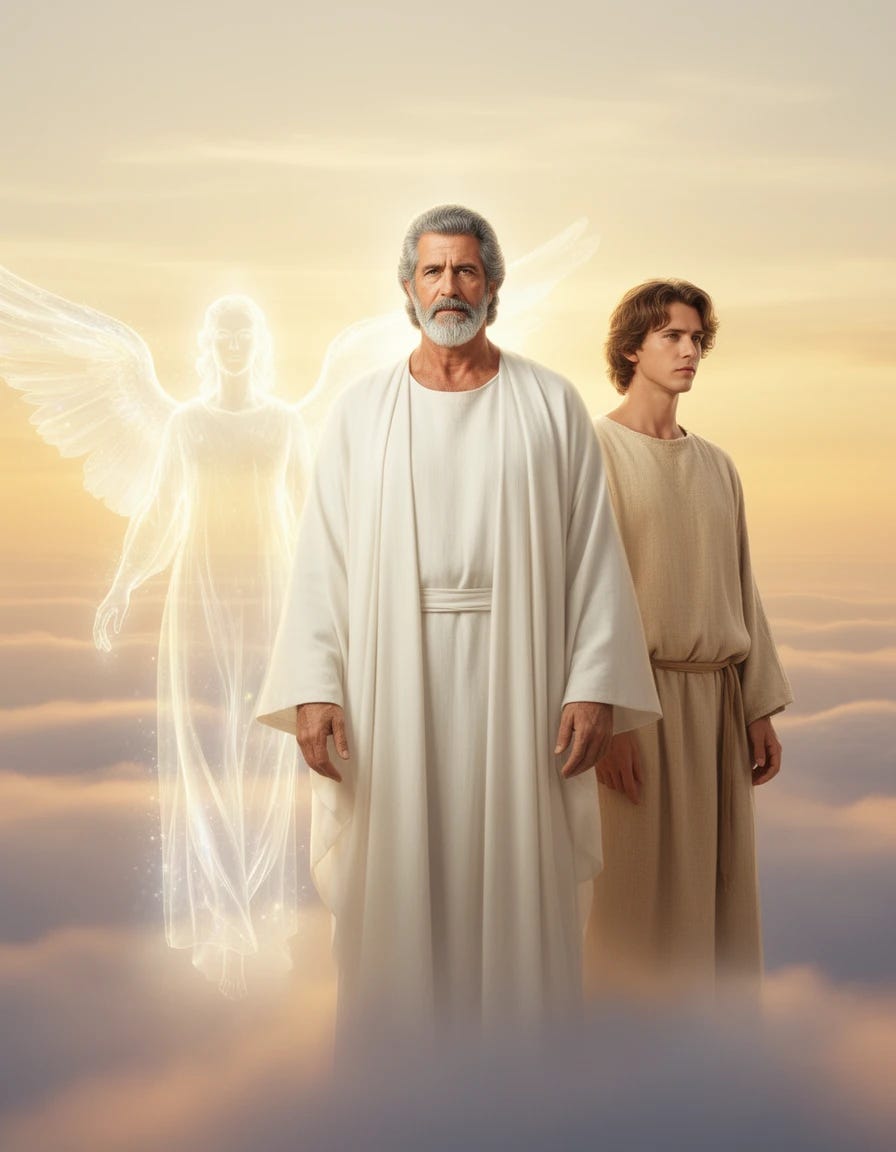 the father the son and the holy spirit all with faces of mel gibson the father the son and the holy spirit all with faces of mel gibson