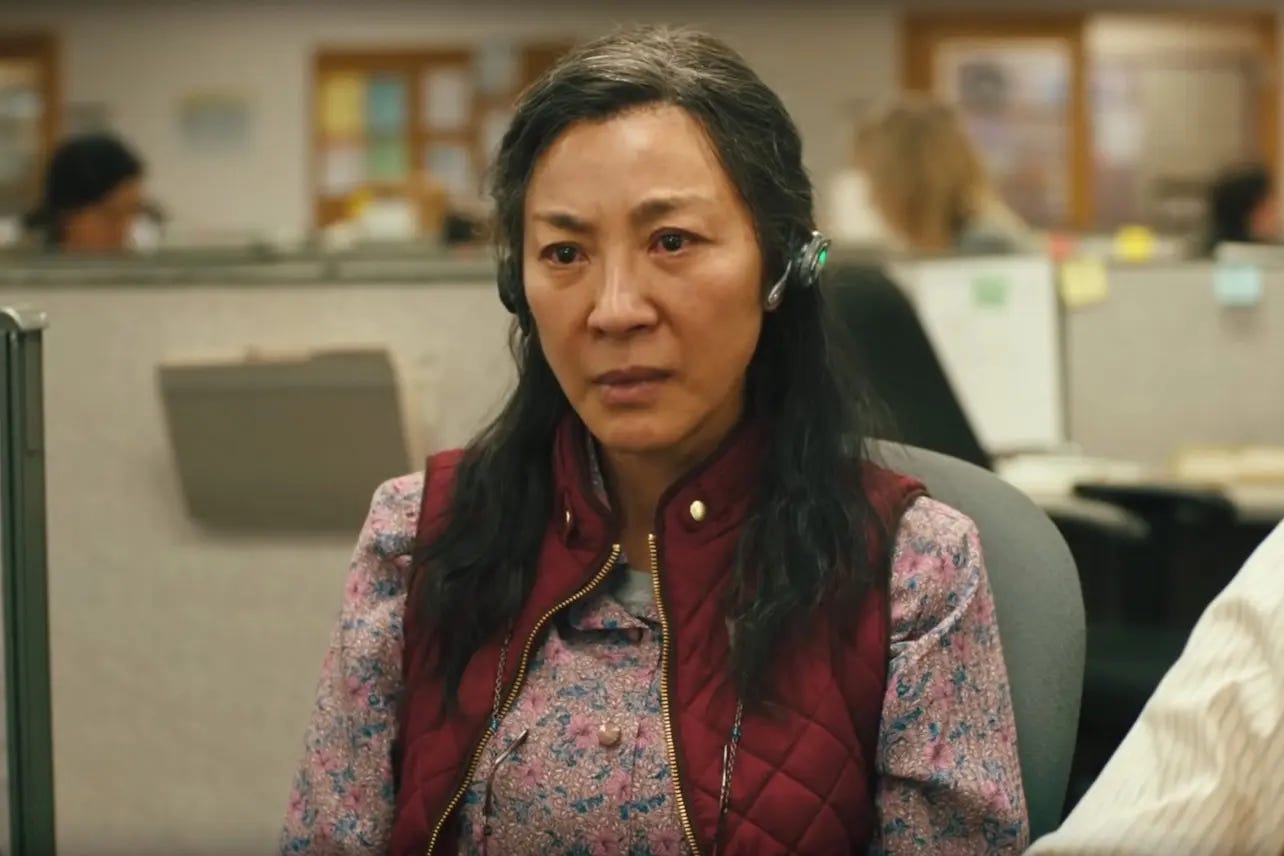 Evelyn at the IRS office.