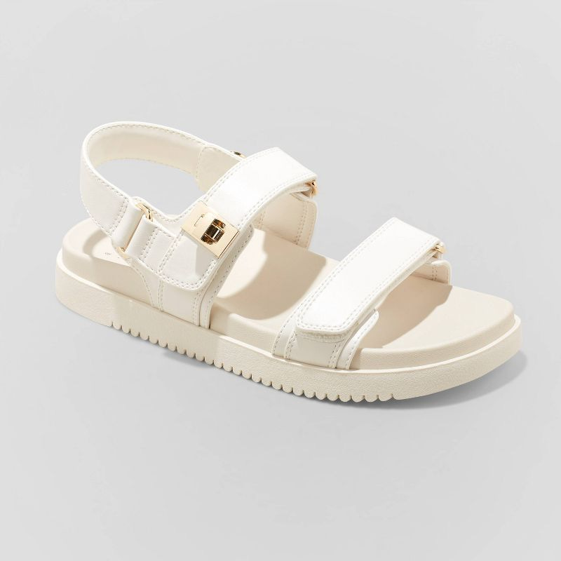 Women&#39;s Jonie Ankle Strap Footbed Sandals - A New Day&#8482;, 1 of 12