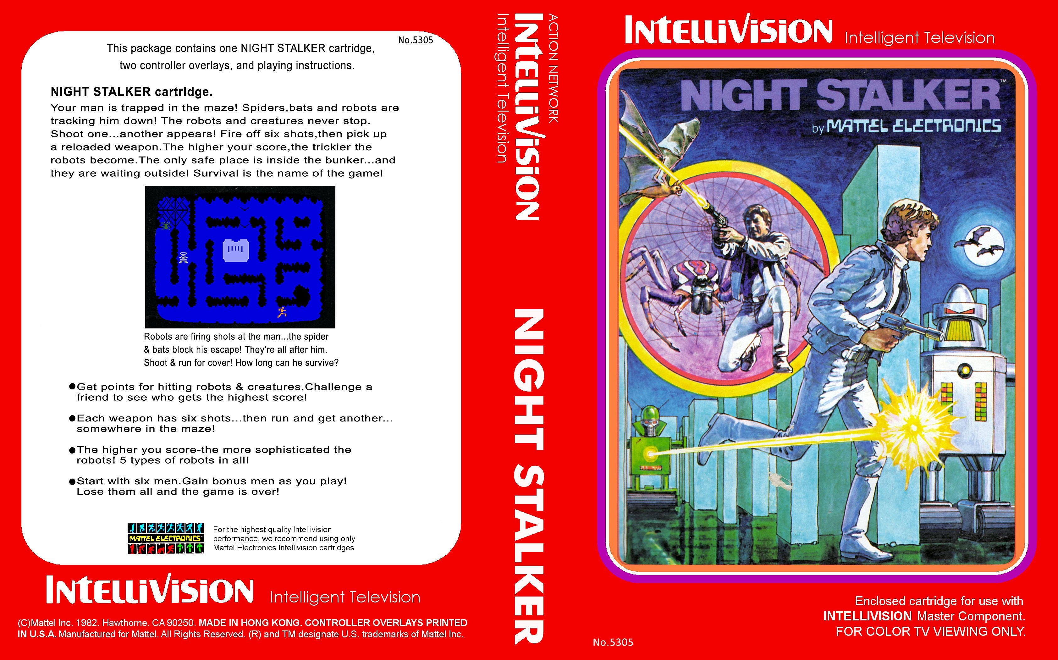 Jeux Mattel Intellivision Night Stalker - Jeux vidéo