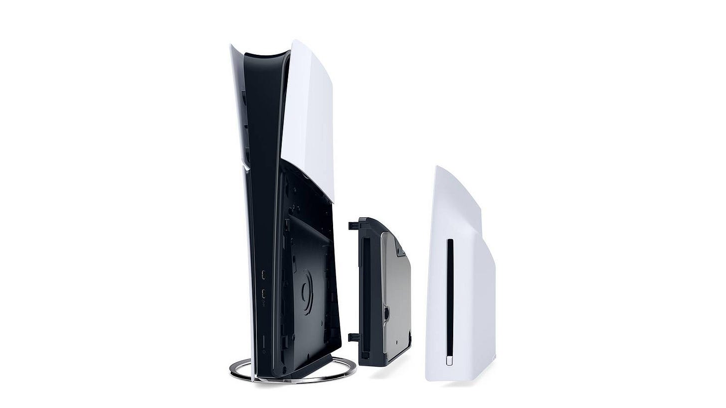 PS5 Slim detachable disc drive