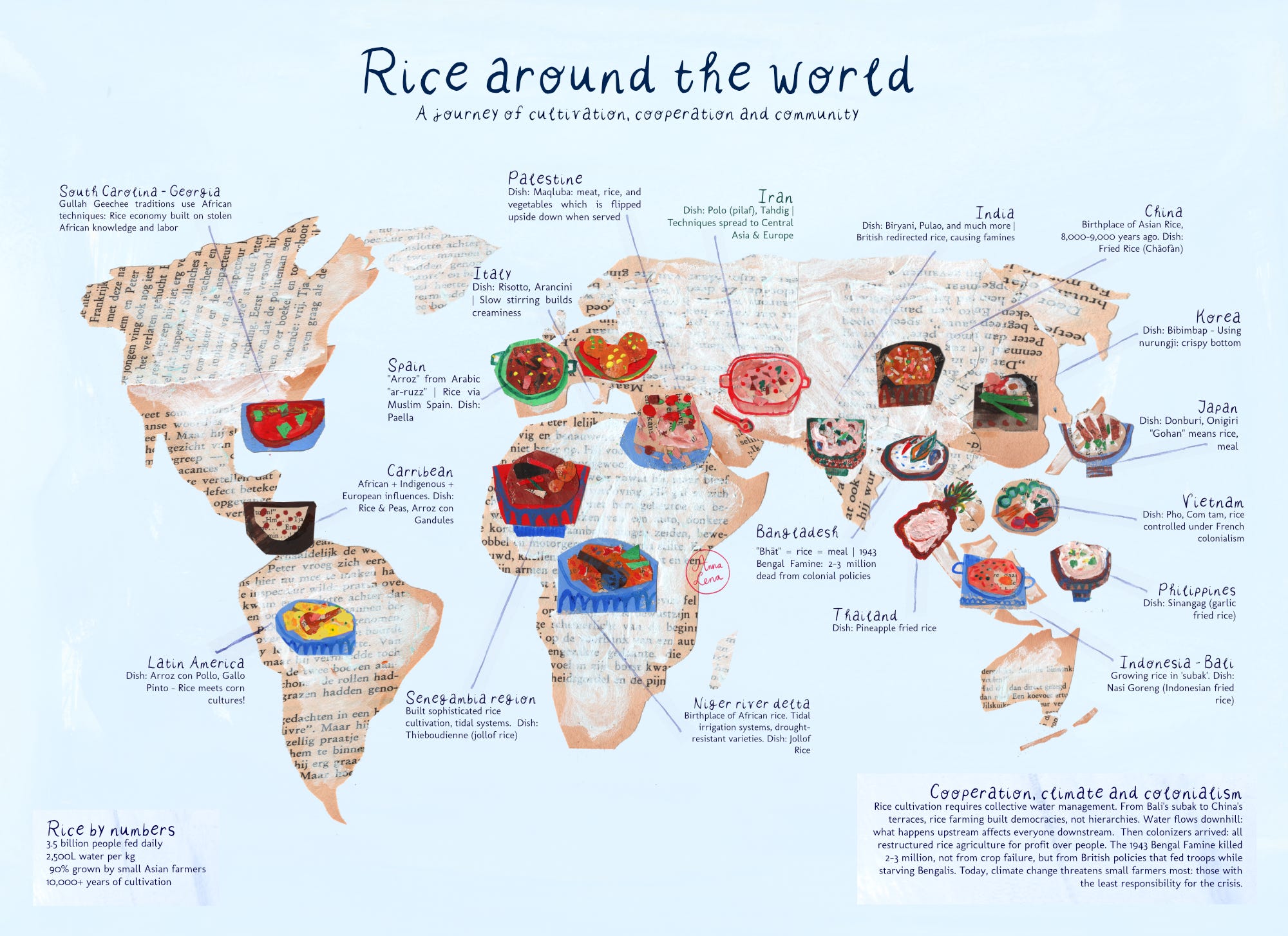 This newsletter will make you REALLY think about rice and its history ...