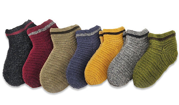 nalbinding wool Viking socks