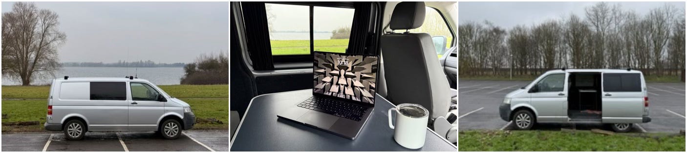 Photos of my camper van. 