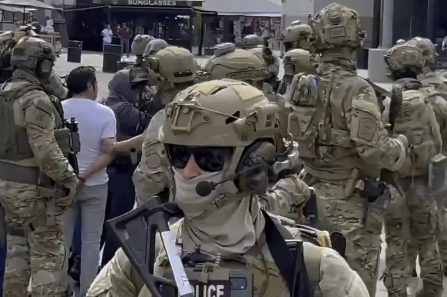 Secret police have no place in democracy. But here they are - Los Angeles  Times