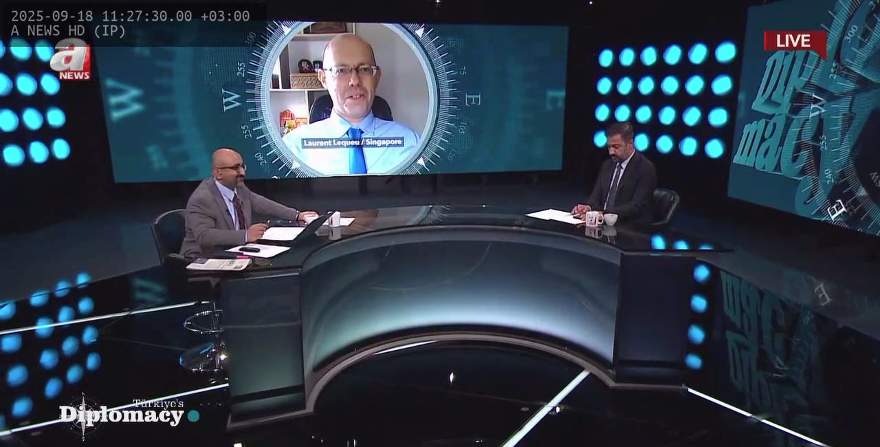 Interview With A-News Türkiye’s Diplomacy 18.09.2025