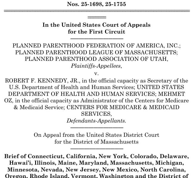 Blue States Go to Bat for Planned Parenthood...Again