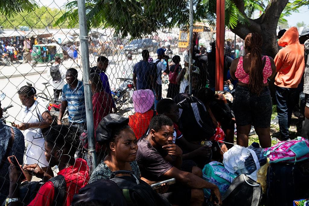 Haitian residents displaced by armed-group violence