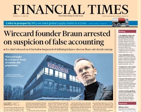 A Total Disaster – But the Wirecard Scandal Should Surprise Nobody