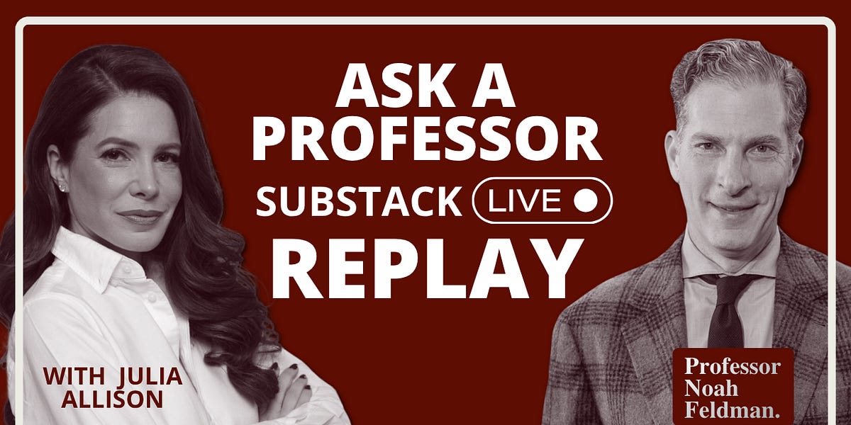 Ask a Professor Substack LIVE Replay: Focus, Open-Mindedness, Marriage ...