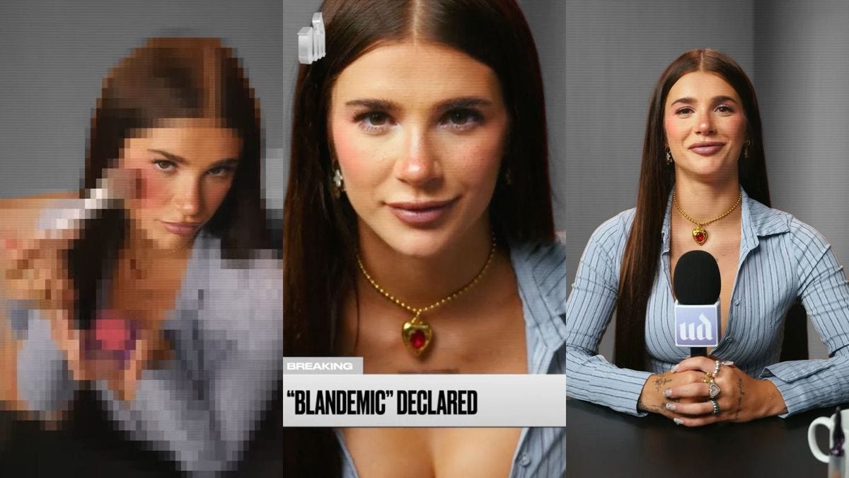 Shots of Ari Kytsya in the Raw Ambition campaign