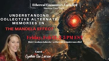 Cynthia Sue Larson on Ethereal Encounters Unveiled
