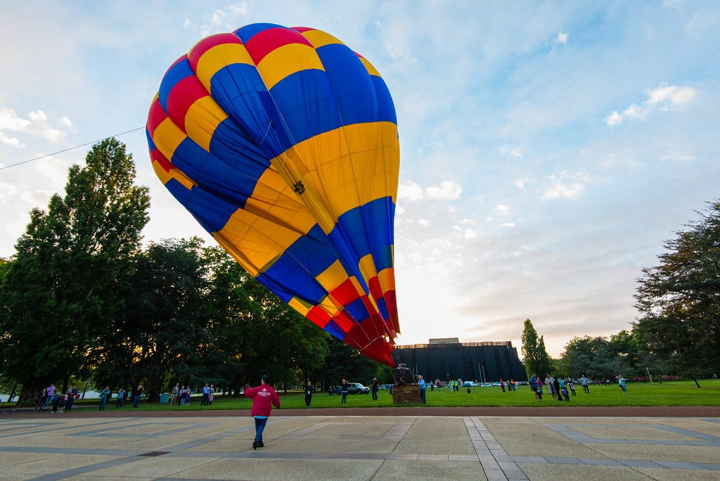 MSD_20140314_1283 | Hot air balloon deflating after a failed… | Flickr