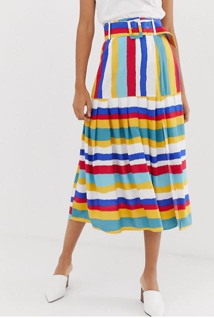 Midi skirt by ASOS DESIGN Midi skirt by ASOS DESIGN