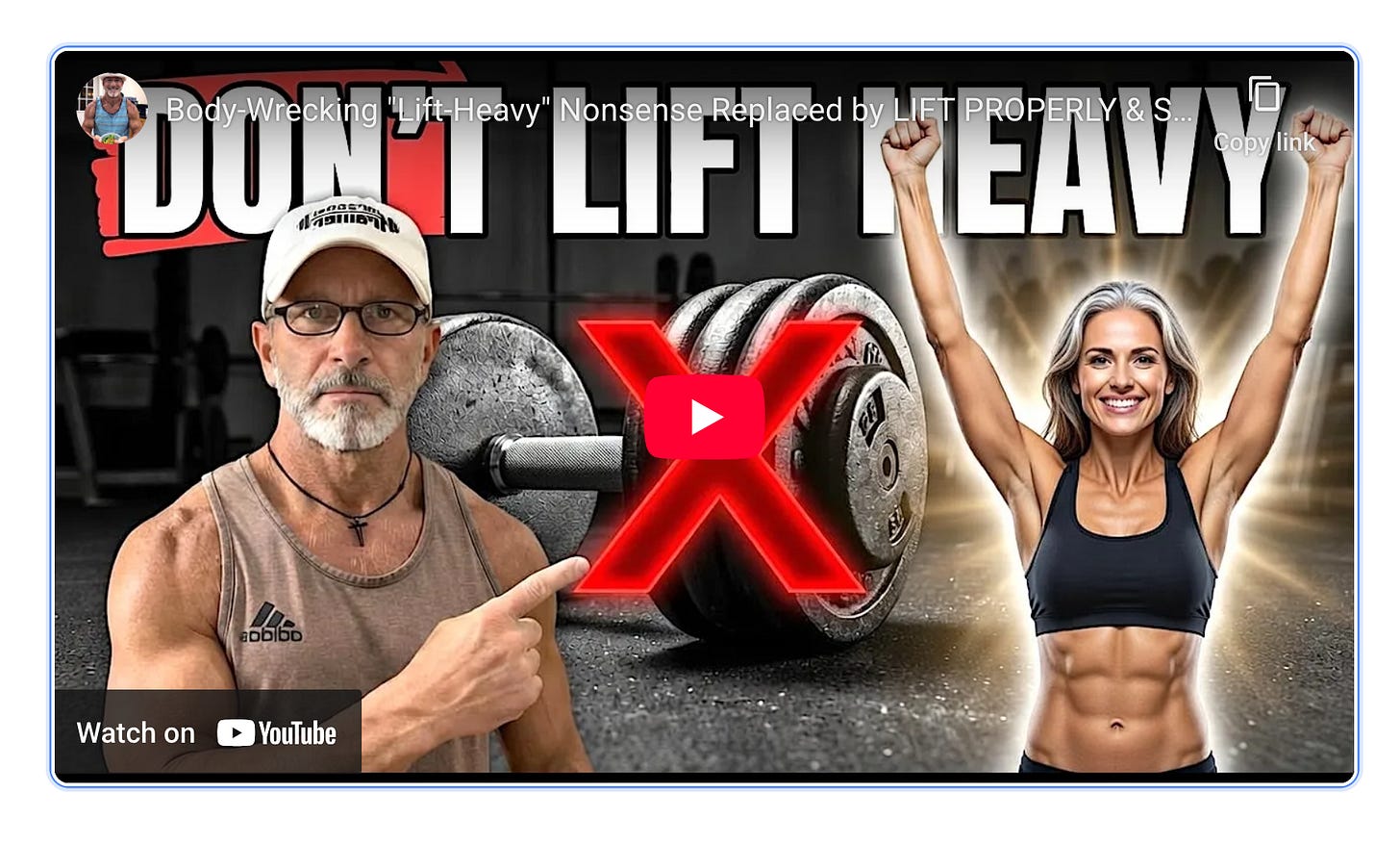 don't lift heavy weights instead train safely slowly and properly for results without joint injuries