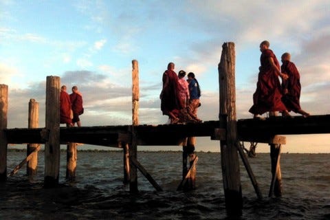 BURMA: Iconic bridge BURMA: Iconic bridge