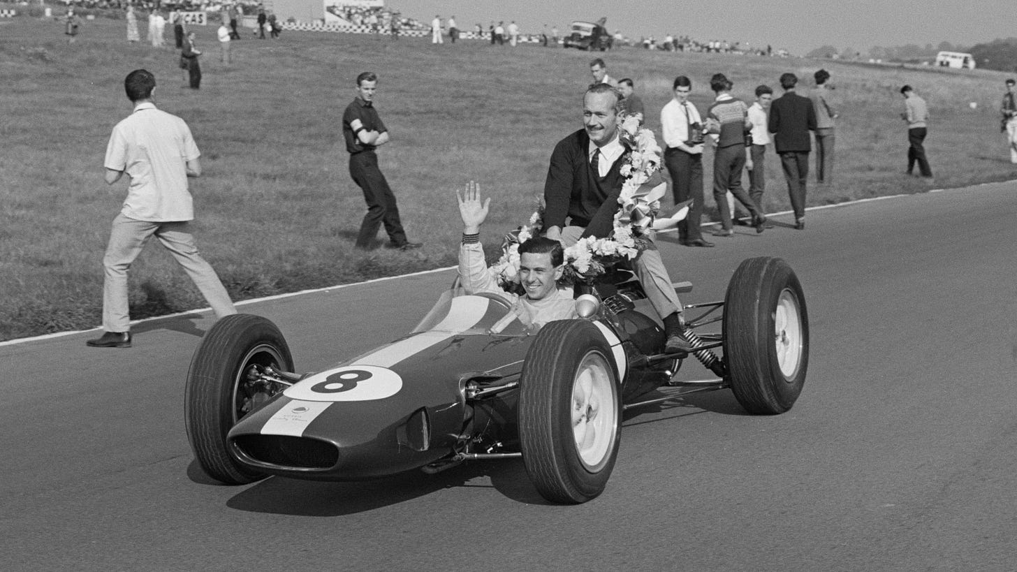 Team Lotus with Jim Clark driving, we were invincible'