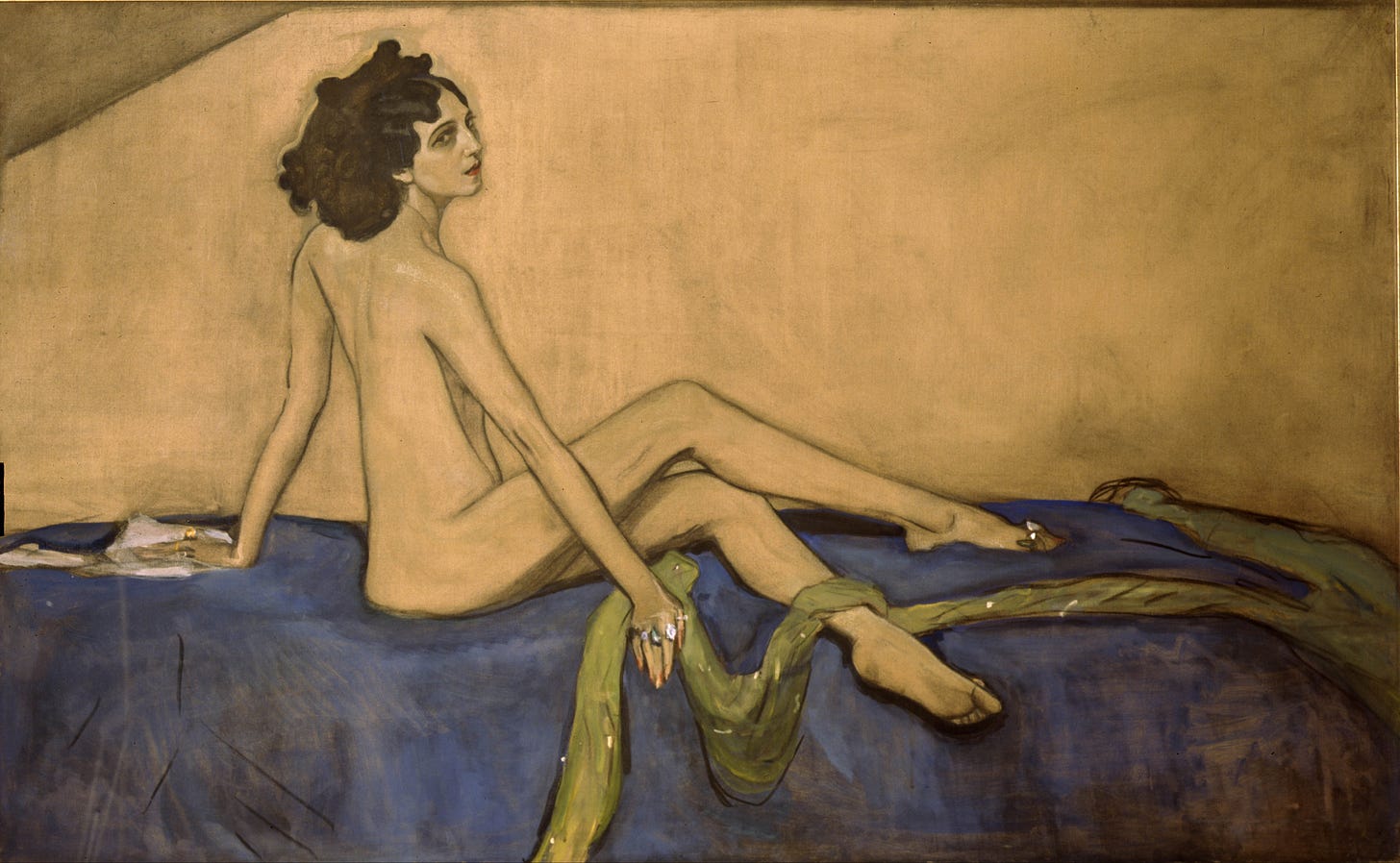 La danseuse Ida Rubinstein en Salomé, peinture de Valentin Serov, 1910