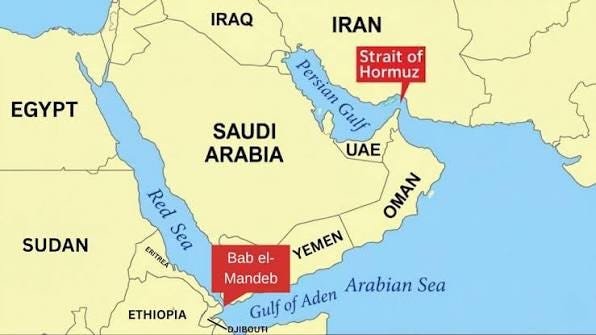 A full Houthi commitment to blocking the Bab el-Mandeb strait would rapidly escalate into a wider regional maritime war, turning the Red Sea and Gulf of Aden into a de facto combat A full Houthi commitment to blocking the Bab el-Mandeb strait would rapidly escalate into a wider regional maritime war, turning the Red Sea and Gulf of Aden into a de facto combat