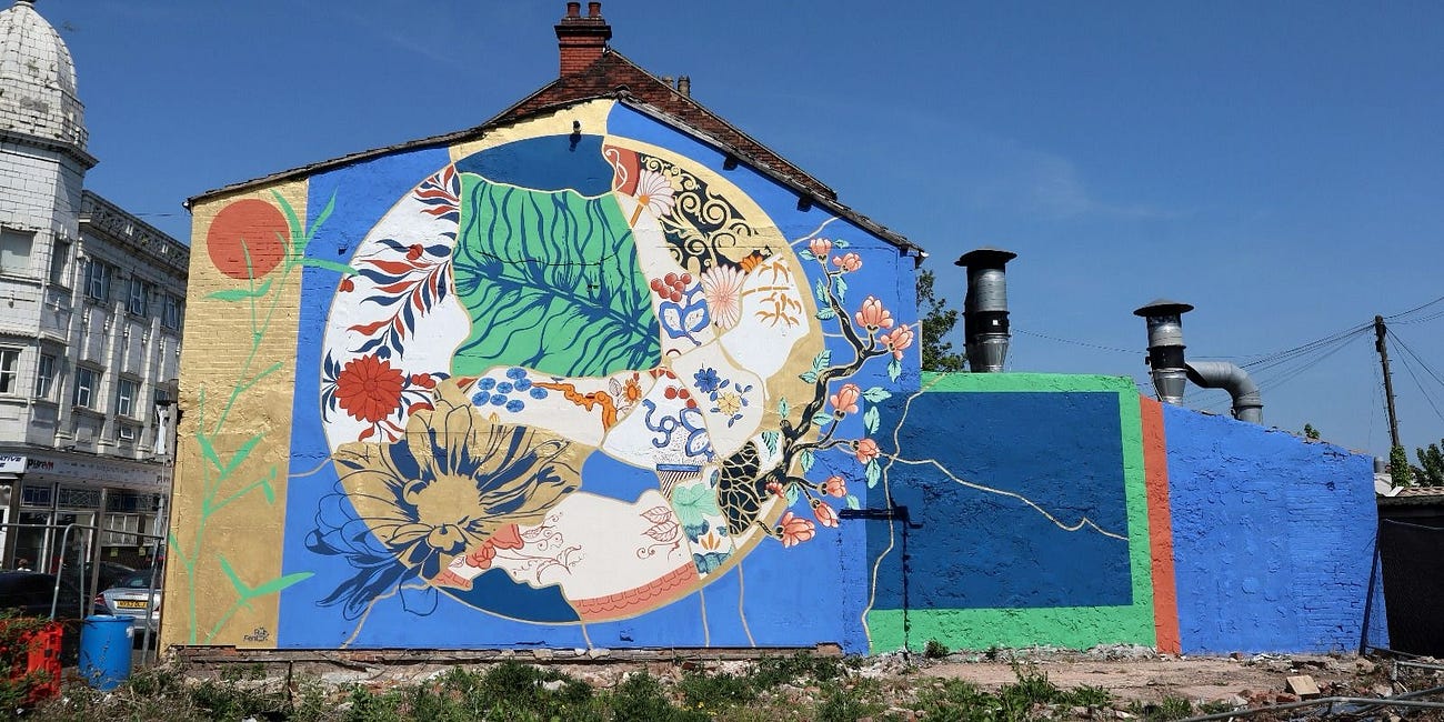 New murals celebrate Stoke-on-Trent’s ceramic heritage and bamboo’s creative potential