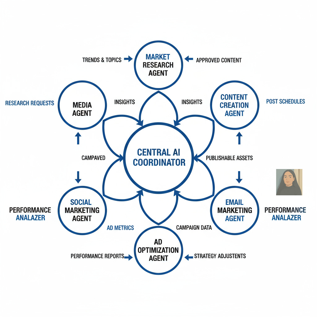 High-Quality Multi-Agent Marketing Workflow
