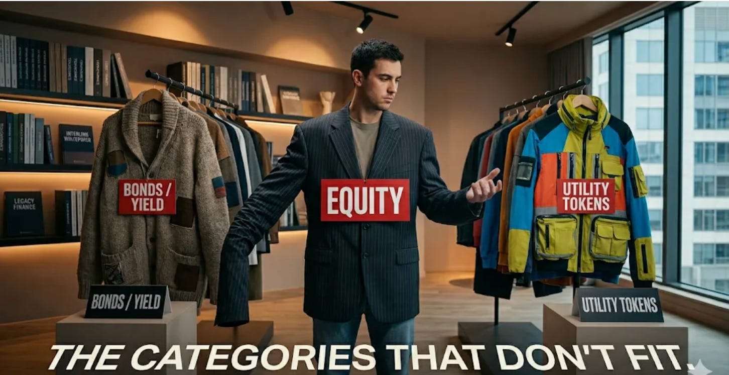 Equity. Yield. Utility. The Business Token fit none of them.