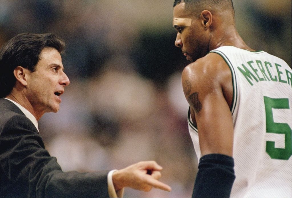 Celtics history: Pitino quits coach, president; Parish gets 13k boards