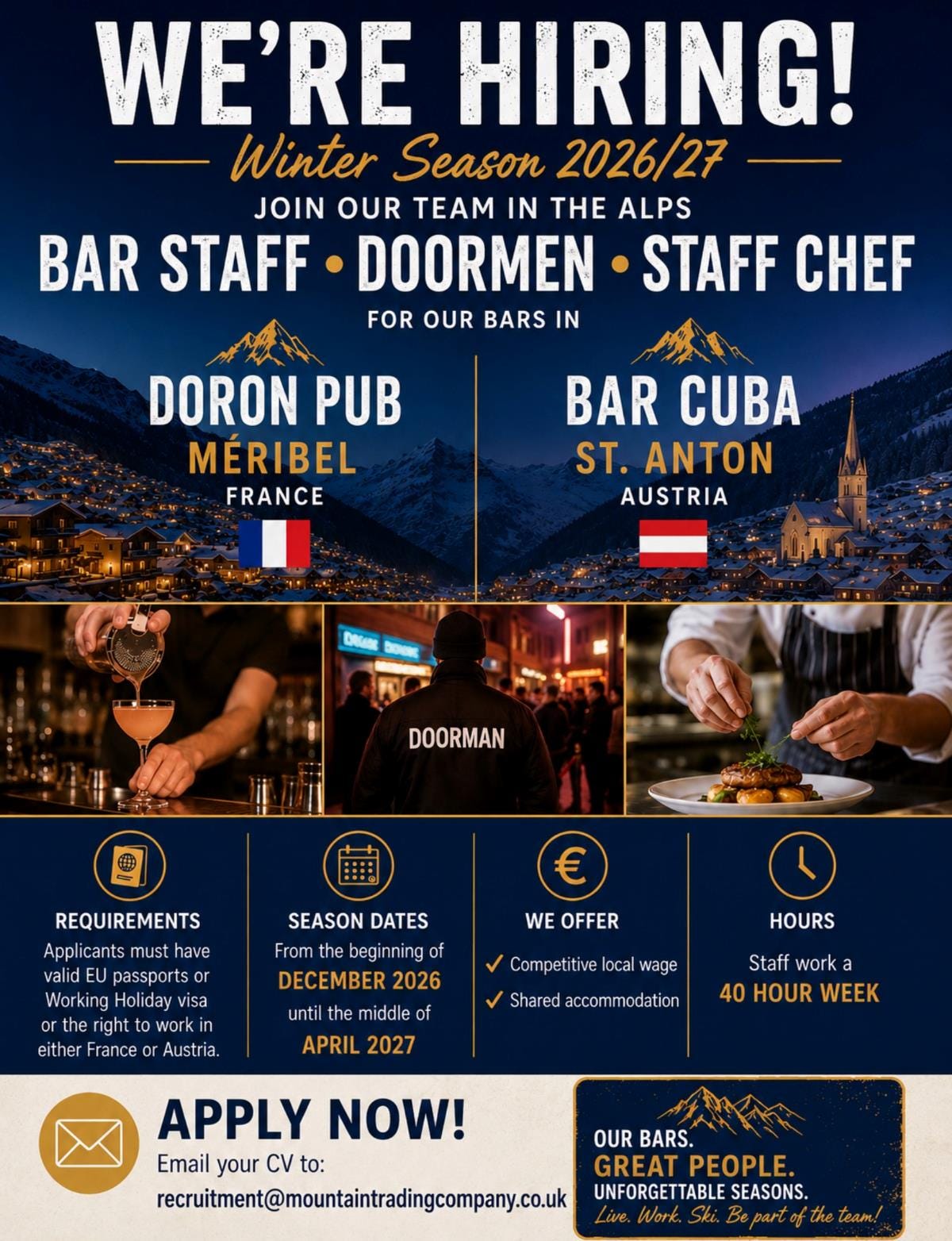 Doron Pub And Bar Cuba Are Hiring Doron Pub And Bar Cuba Are Hiring