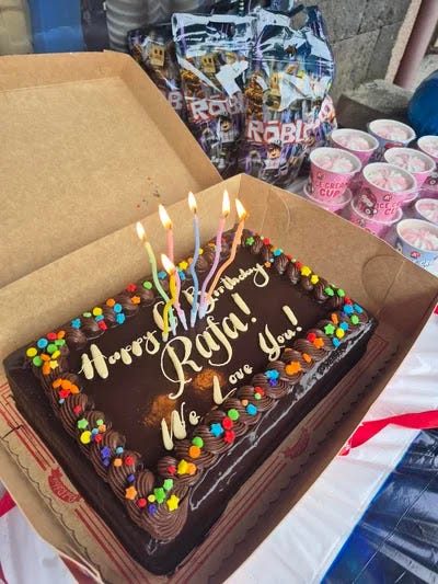 Rafa's 6th birthday cake