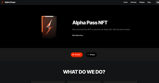 Alpha Drops | Substack