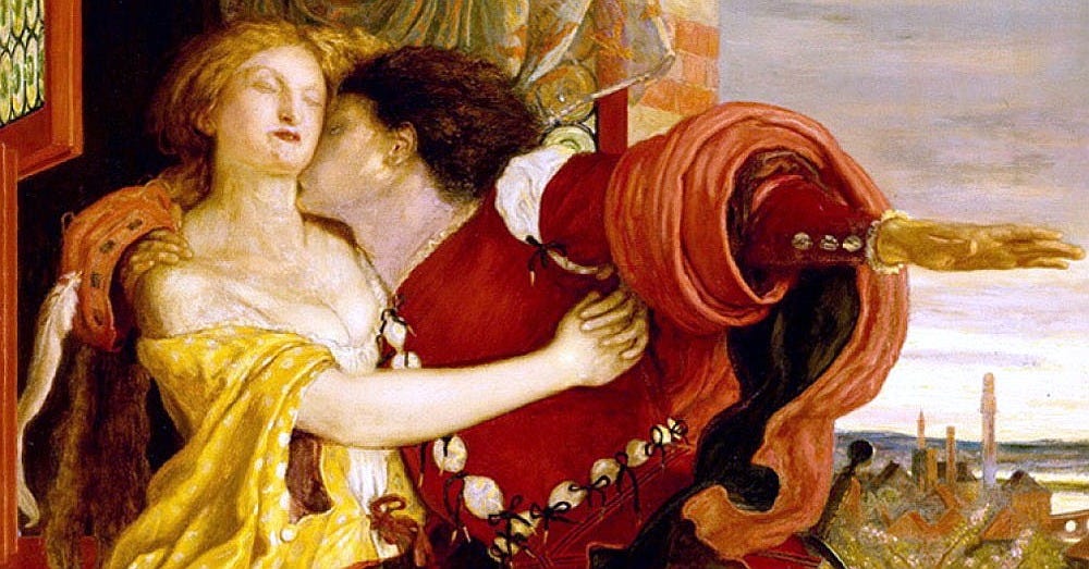 Obraz "Romeo i Julia" Forda Madoksa Browna posłużył za okładkę jednego ze współczesnych wydań.